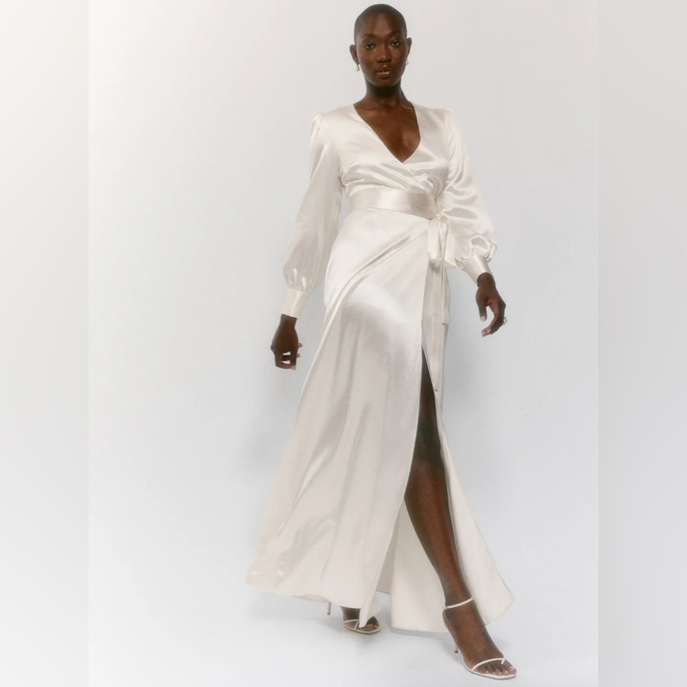 Reformation Rya Silk Dress, perfect condition